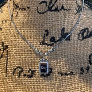 Stirling silver Dior necklace